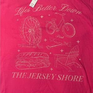 VS Pink Life’s Better Down the Jersey Shore campus tee